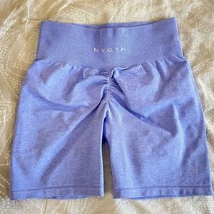 NVGTN Scrunch Seamless Shorts Periwinkle